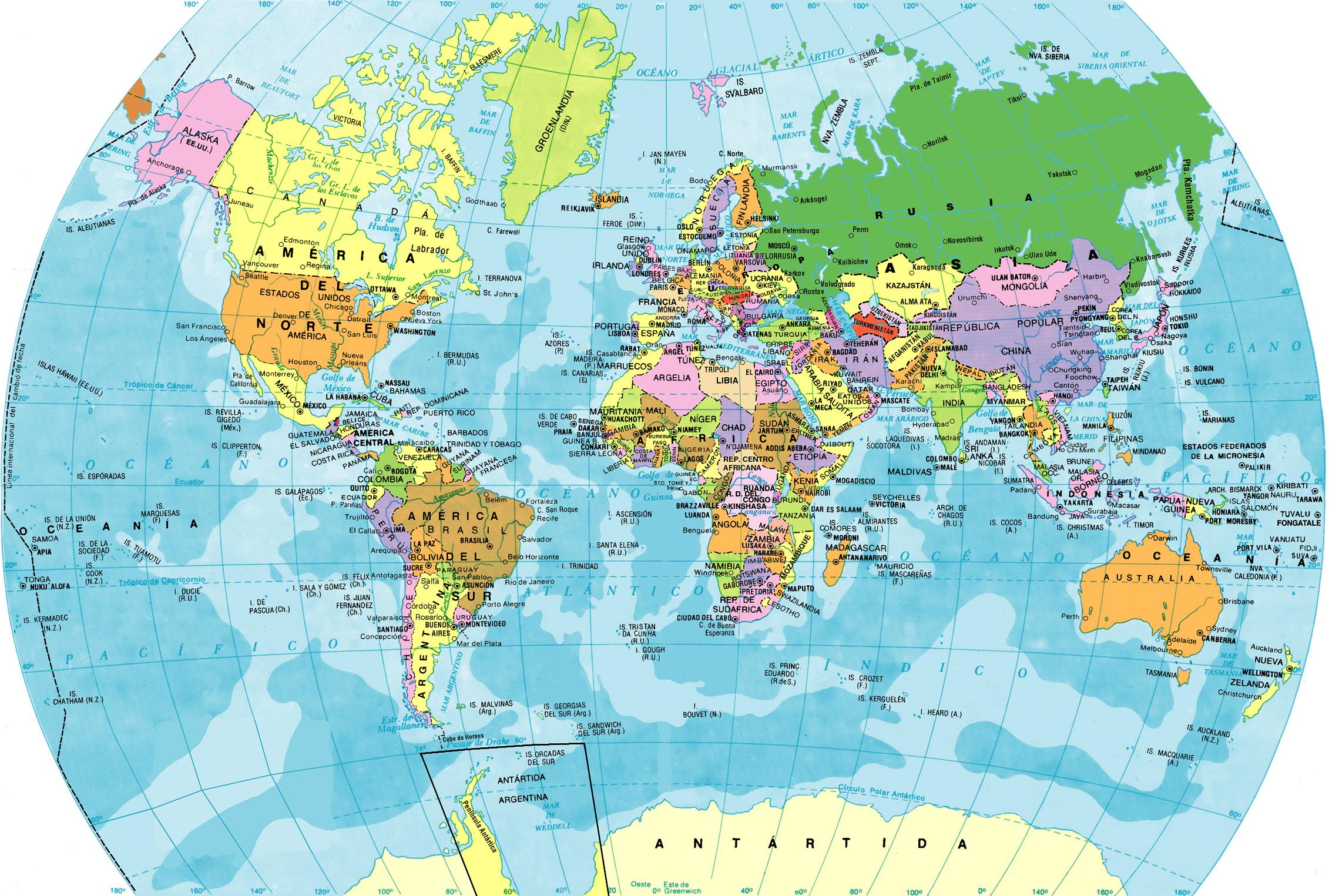 Mapa mundi Mercator
