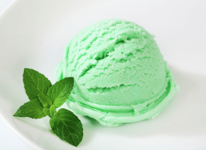 Helado de menta