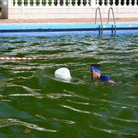 The Forest Challenge 2019 – Sotillo de la Adrada agua piscina con bidon. Victor Suarez